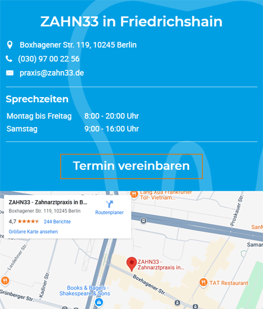 Zahn33 in Friedrichshain